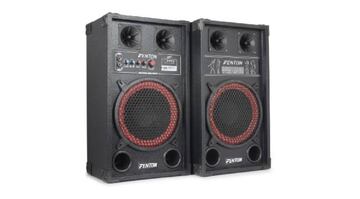 El par de altavoces ideal para DJ por su potencia, fidelidad, respuesta de frecuencia y graves y agudos de calidad.