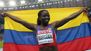 Caterine Ibargüen es la principal candidata al oro en Río en la modalidad de salto triple.