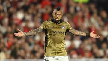 Vidal es baja en Colo Colo