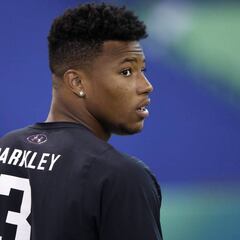 New York Giants running back Saquon Barkley hits back at former player Tiki Barber for criticizing trade to Philadelphia Eagles