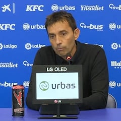 Garitano, sobre Borja Garcés: "Está en una boda sin permiso; conmigo no volverá a jugar"