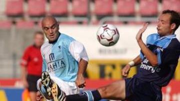 <b>IGUALDAD. </b>El Tenerife empató a un gol en Compostela en el arranque del curso 2002-2003.