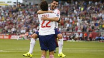 Kaká y Villa, protagonistas de la victoria ante el Tottenham