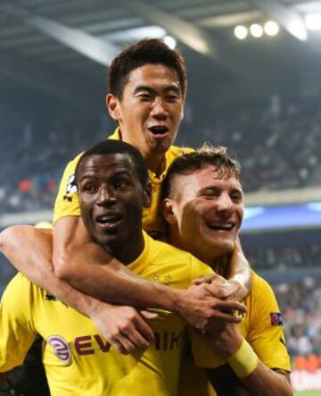 Adrián Ramos ha marcado 6 goles oficiales con la camiseta del Borussia Dortmund.