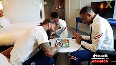 Ramos y Mbappé, 'picados' en una partida de parchís: oigan el mote que le pone el francés