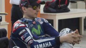 Jorge Lorenzo en Qatar.