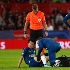 Chucky Lozano se perdería los próximos partidos con el PSV