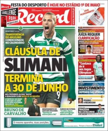 Portadas de la prensa mundial