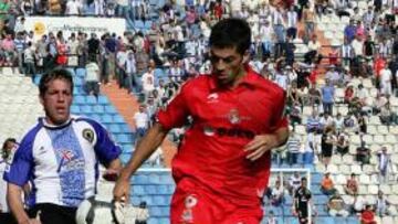 <b>CONTRATIEMPO. </b>Labaka, ante el Hércules, estaba en forma.