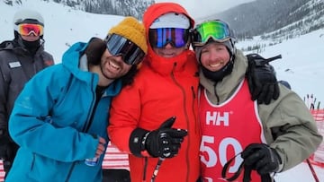 “Gané y fue simbólico, porque mi papá falleció esquiando; el día que competí tiramos sus cenizas ahí”