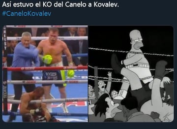 Canelo Álvaraez triunfa por KO también en los memes