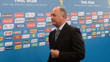 Luiz Felipe Scolari, seleccionador de Brasil.