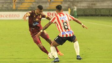 Junior de Barranquilla y Deportes Tolima se enfrentan en la los playoffs de la Liga BetPlay.