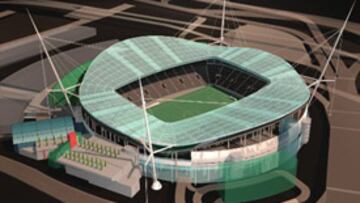 <b>A PUNTO</b>. A pesar de los rumores, el proyecto del nuevo estadio lisboeta apenas ha sufrido retrasos.
