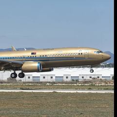 El Boeing Dorado del Sultan de Johor, amigo de Lim, en Valencia