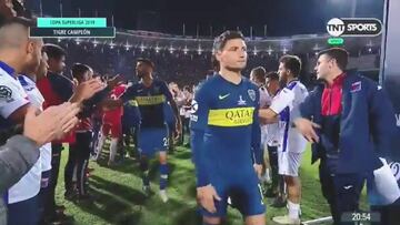 &iexcl;No quiso saludar al campe&oacute;n! Feo gesto de Mauro Z&aacute;rate tras perder la final contra Tigre