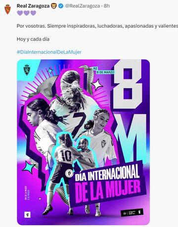 Reivindicando la igualdad: famosas y deportistas celebran el Día Internacional de la Mujer