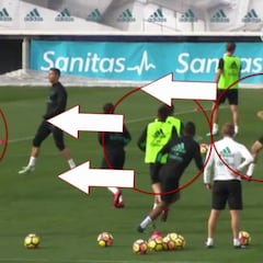 Cristiano y un toque para volver locos a 4 compañeros: aún le buscan