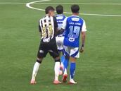 Román se peleó con un ex Juventus en Brasil y todo acabó así: agresión y curioso gesto