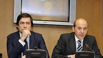 <b>RECHAZO. </b>Roig, Macua, Del Nido, Sánchez Llibre, Iglesias y Aperribay son contrarios al parón.