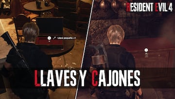 guia resident evil 4 remake llaves pequeñas cajones cerrados
