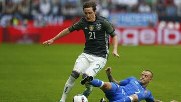 Sebastian Rudy, con la selección alemana.