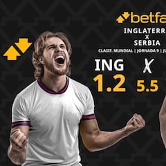Inglaterra vs. Serbia: horario, dónde ver, pronósticos y clasificación