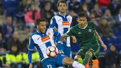 &#039;La Perla&#039; Reyes, verdugo toda su carrera de los verdiblancos, culmin&oacute; una remontada en dos minutos para el Espanyol. El defensa mexicano particip&oacute; los 90 minutos.