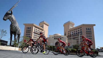 BMC y Katusha, en Doha.