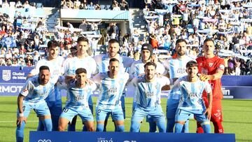 Once del M¨¢laga ante el Almer¨ªa que, por supuesto, acab¨® en empate.