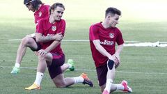 Juanfran y Giménez en el grupo; Augusto y Vrsaljko, únicas bajas