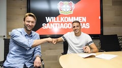 Arias llega a Leverkusen: "Este paso es una gran oportunidad"