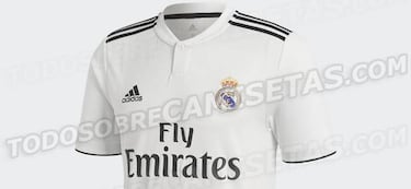 Así será la primera y segunda equipación del Madrid 2018/19
