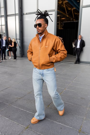 Jules Koundé durante el desfile de Louis Vuitton Menswear Primavera/Verano 2026, en el marco de la Semana de la Moda de París, el 24 de junio de 2025 en París, Francia.