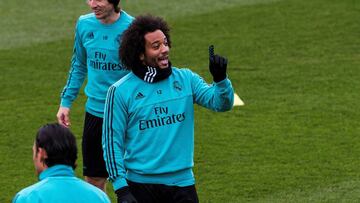 Zidane recupera a Marcelo a dos d¨ªas del partido ante el PSG
