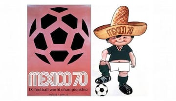 La segunda mascota de un mundial de fútbol fue Juanito para el Mundial que se celebró en 1970 en la Ciudad de México. Este representaba a un niño con un sombrero típico mexicano que vestía la camiseta de la selección mexicana.
