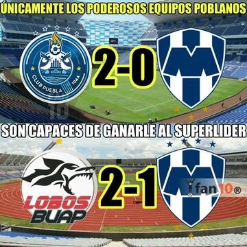 Rayados perdió de nuevo en Puebla y los memes lo atizan