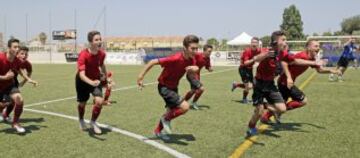 Partido de la final de los Cadetes entre el Betis y el Alboraya. 