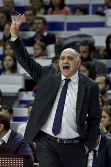 El entrenador del Real Madrid, Pablo Laso.