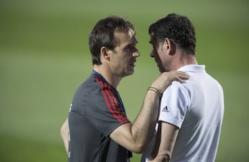 Lopetegui y Hierro.