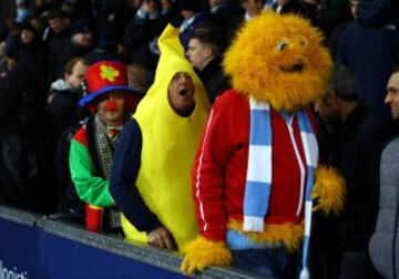 La nieve se robó todas las miradas del duelo entre Manchester City y West Bromwich.