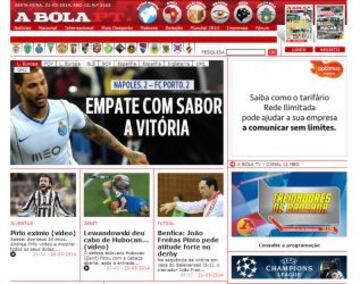 Portadas de la prensa extranjera