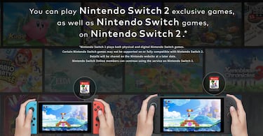 Nintendo Switch 2 confirms backwards compatibility: can you play games from the first Switch?