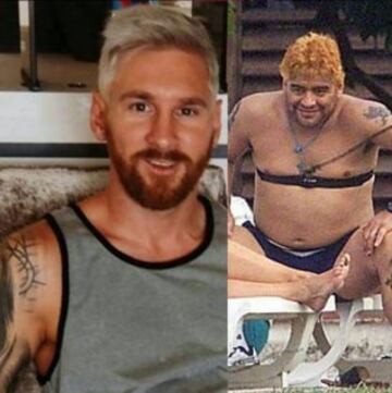 Los memes tras el cambio de 'look' de Lionel Messi