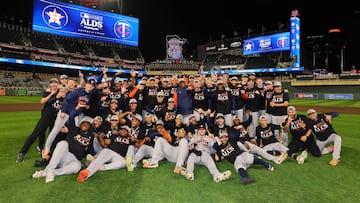 Los Houston Astros avanzaron a la Serie del Campeonato de la Liga Americana después de imponerse 3-2 a los Minnesota Twins en el Target Field.