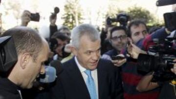 La presencia de Aguirre levantó expectación.