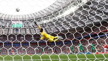 Soccer Football - World Cup - Group A - Russia vs Saudi Arabia - Luzhniki Stadium, Moscow, Russia - June 14, 2018  Russia&#039;s Denis Cheryshev scores their fourth goal                       REUTERS/Kai Pfaffenbach