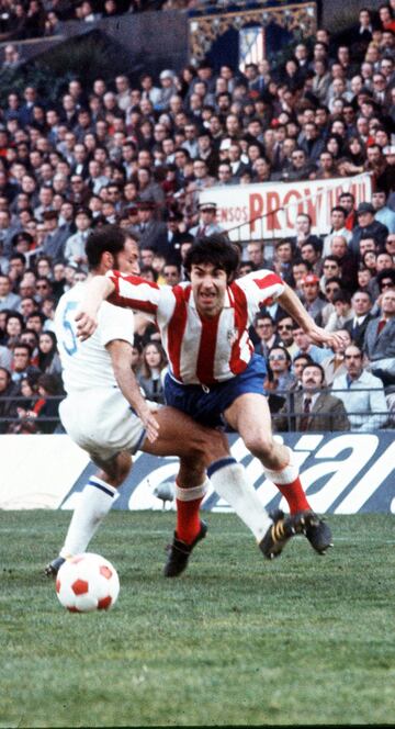 Gárate estuvo en el Atlético desde 1966 hasta 1977. Con el conjunto rojiblanco ganó tres Ligas (69-70, 72-73 y 76-77), dos Copas del Rey (72 y 76), una Intercontinenta (1974)l y fue tres veces pichichi (68-69, 69-70 y 70-71).