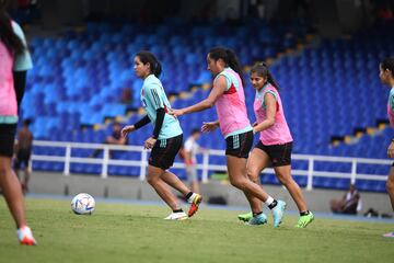 La Selección Colombia femenina última detalles para lo que será el partido amistoso ante Zambia.