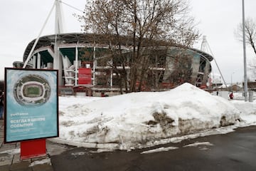 Alrededores del estadio del Lokomotiv de Moscú.
